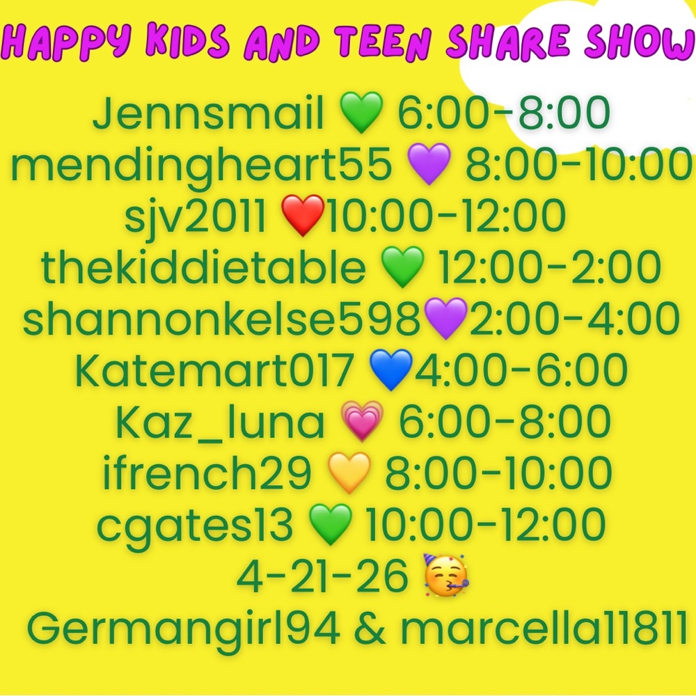 Kids and teen share show marathon